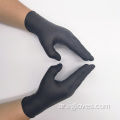 100pcs 6mil Hand Glove قفازات النتريل الأسود